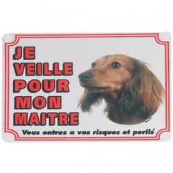 1 Plaque de garde Teckel 