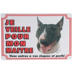 1 Plaque de garde Bull Terrier