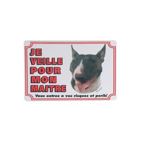 1 Plaque de garde Bull Terrier