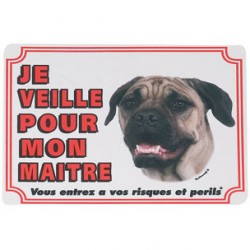 1 Plaque de garde Bull Mastiff