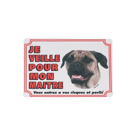 1 Plaque de garde Bull Mastiff