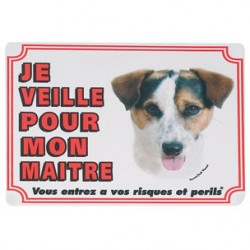1 Plaque de garde Jack Russel poils ras 