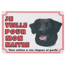 1 Plaque de garde Flat Coated Retriever