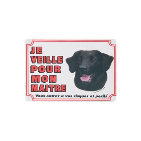 1 Plaque de garde Flat Coated Retriever