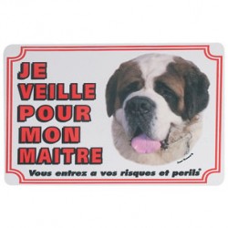 1 Plaque de garde Saint Bernard 