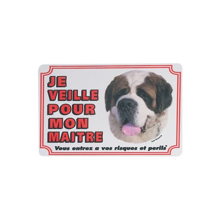 1 Plaque de garde Saint Bernard 