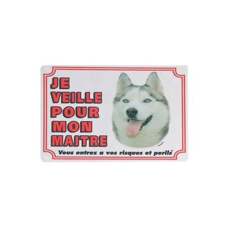 1 Plaque de garde Husky