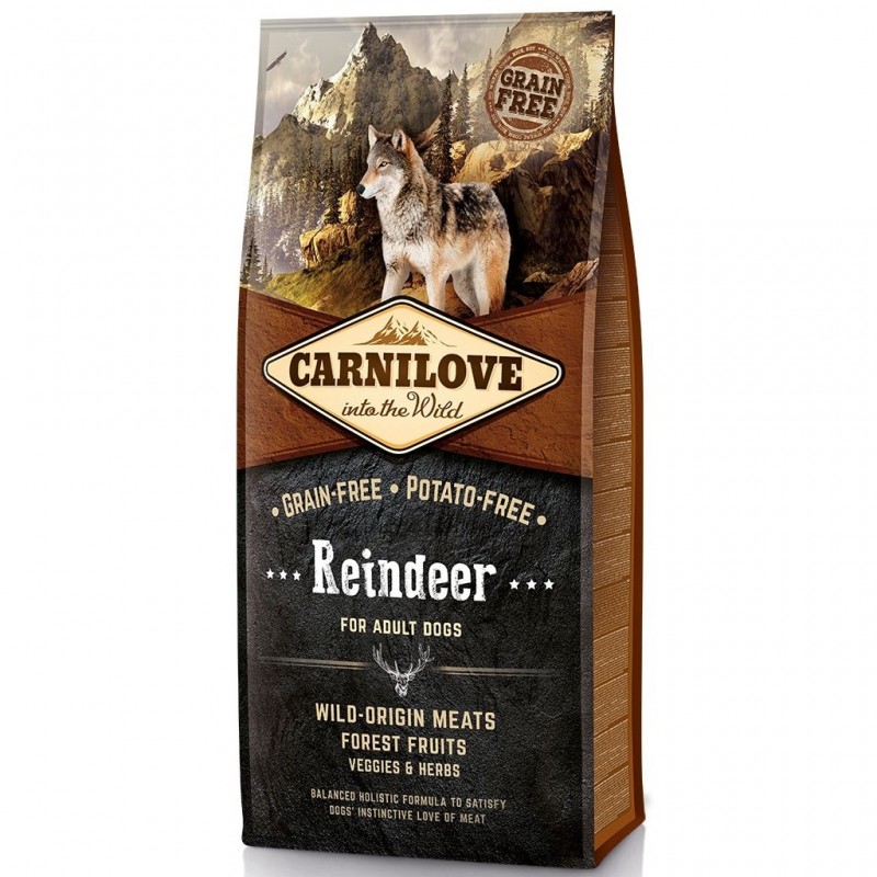 Croquettes Carnilove adulte renne