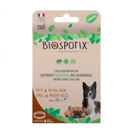 Collier insectifuge biospotix petit chien