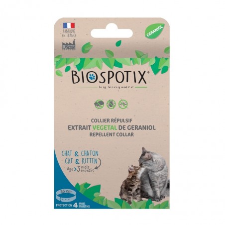 Collier répulsif Biospotix chat & chaton