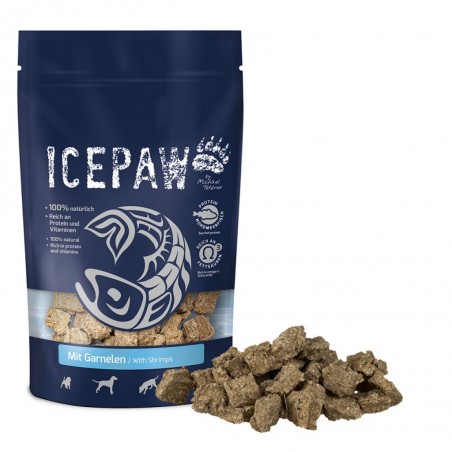 Friandises Icepaw aux crevettes pour chien