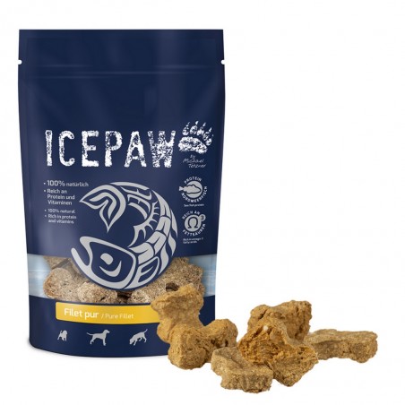 Friandises Icepaw pur filet de poisson pour chien