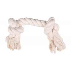 Corde à nœuds blanche