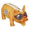 Jouet cochon de course latex