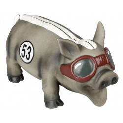 Jouet cochon de course latex