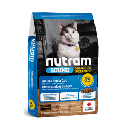 1 Croquettes Nutram adulte & senior pour chat