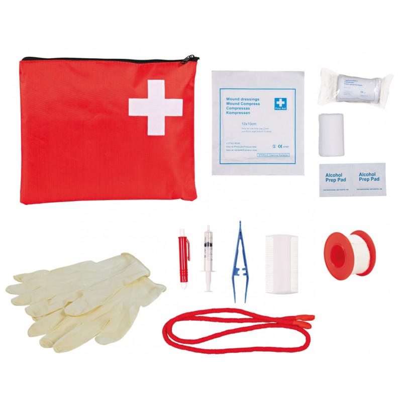 Trousse de premiers secours pour chien et chat