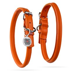 Collier Glamour Deco Rond Orange