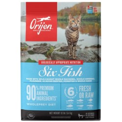 Croquettes Orijen chat Six Fish