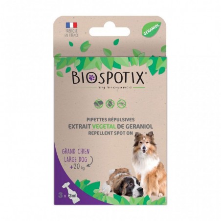 Pipette insectifuge Biospotix grand chien 3 pipettes