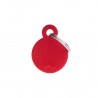 Médaille petit cercle rouge recto/verso Médaille petit cercle rouge recto/verso