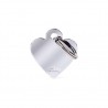 Médaille petit coeur chromé recto/verso Médaille petit coeur chromé recto/verso