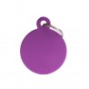 Médaille grand cercle violet recto/verso Médaille grand cercle violet recto/verso