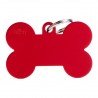 Médaille os XL rouge recto/verso Médaille os XL rouge recto/verso