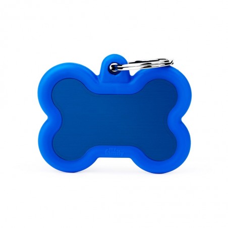Médaille rebords gomme os bleu recto/verso