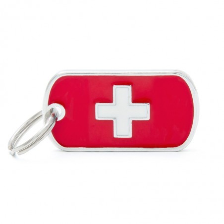 Médaille drapeau Suisse verso