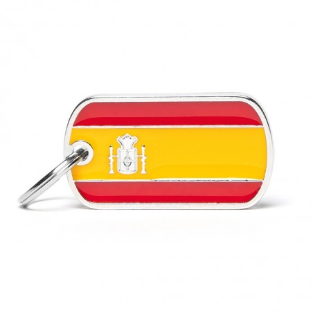 Médaille drapeau Espagne verso