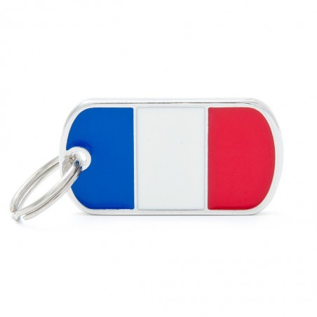 Médaille drapeau France verso