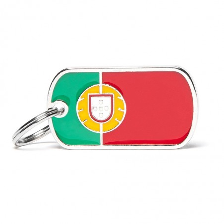 Médaille drapeau Portugal verso