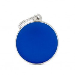 Médaille grand cercle bleu verso