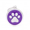 Médaille violette avec patte verso Médaille violette avec patte verso