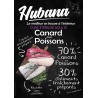 Croquettes Hubana chat stérilisé sans céréales au Canard et poissons