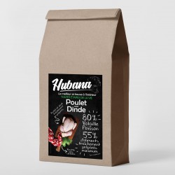 Croquettes Hubana sans céréales  80% volailles et poissons