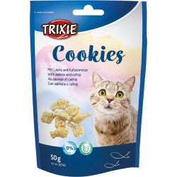 Friandises cookies saumon & catnip