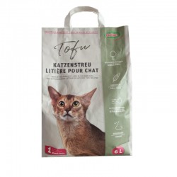 Litière de tofu biodégradable vegan