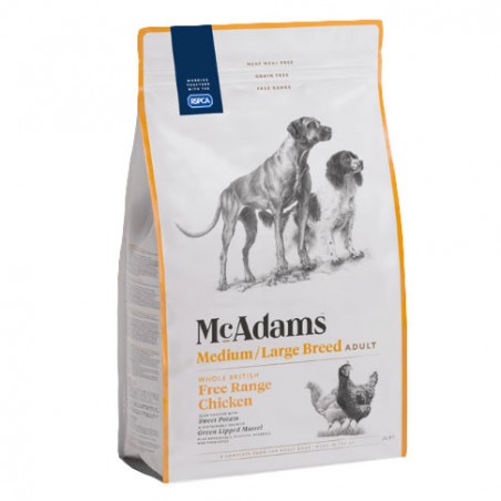 McAdams Grain-Free Medium/Large Poulet