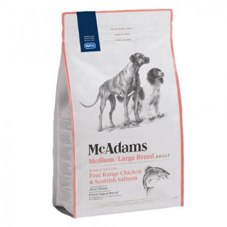 McAdams Grain-Free Medium/Large Poulet & Saumon