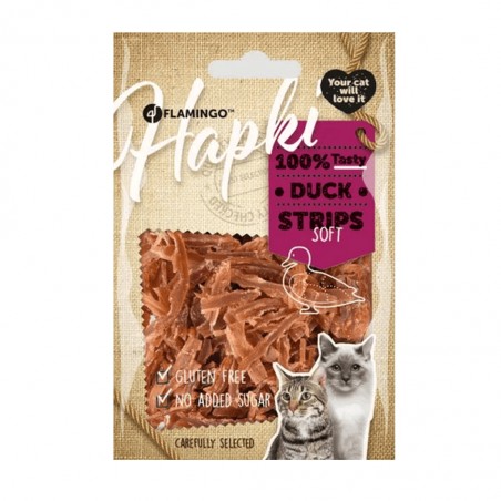 Friandise pour chat en forme de lanière de la marque Flamingo