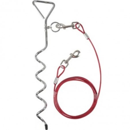 Câble d'attache 3 m avec piquet de la marque Flamingo.