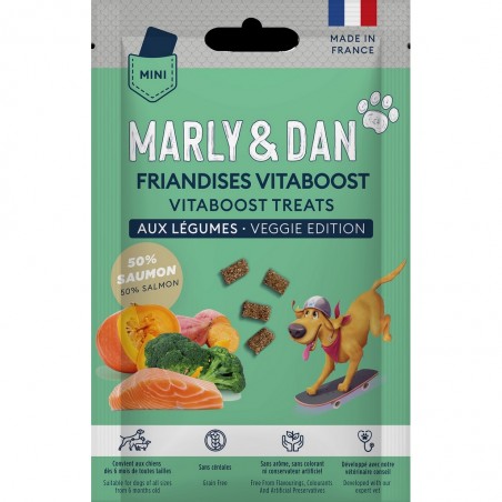 Fraindise Marly & Dan au saumon et aux légumes pour chien