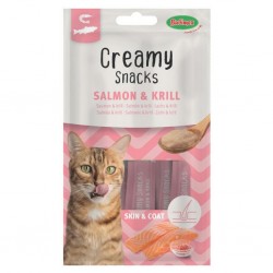 Creamy au saumon et krill pour chat de la marque Bubimex