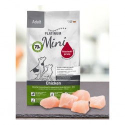 Croquettes semi-humide pour petit chien au poulet de la marque platinum