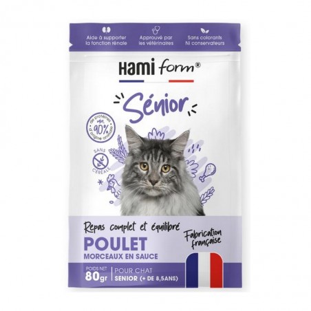 Sachet Hamiform pour chat senior au poulet