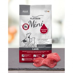Croquettes Platinum min agneau pour chien de petite taille.