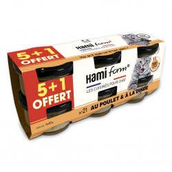 Pack de 6 boites poulet & dinde Hamiform