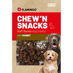 Friandises pour chien goût lapin de la marque flamingo.